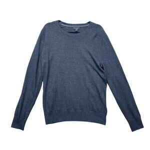 Banana Republic Extra Fine Merino Wool Sweater Blue Men’s Large